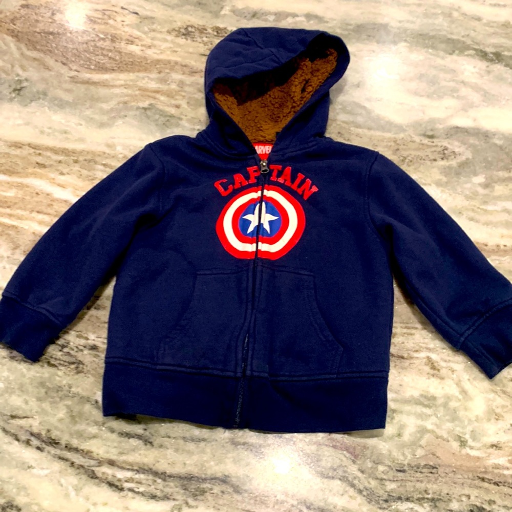 Marvel Zip Up Hoodie Boys